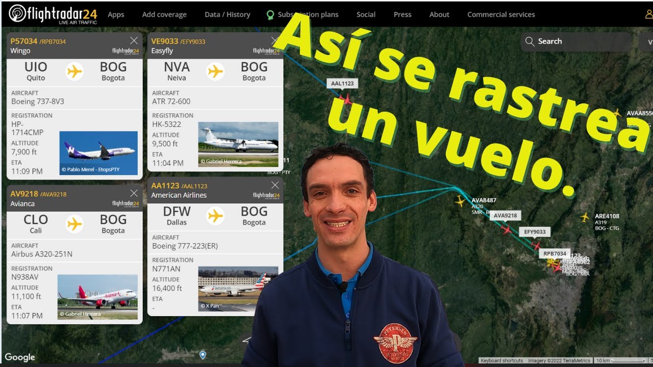 ¿Cómo usar FlightRadar24? | Así se rastrea un vuelo | Vuelos en tiempo real |