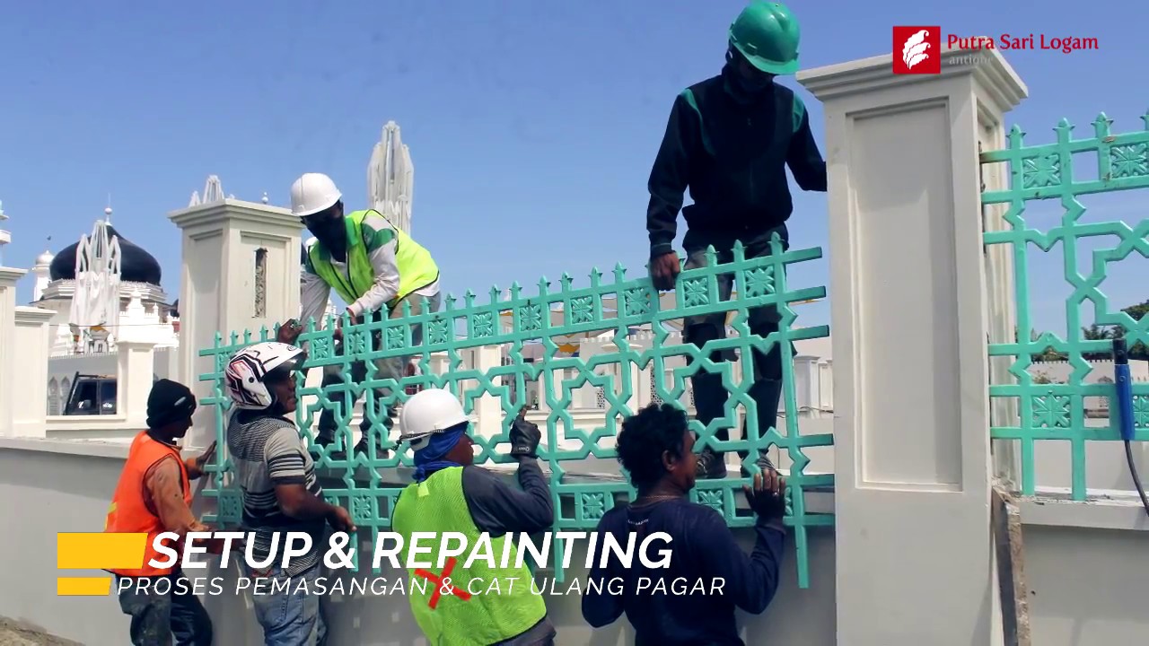 Proyek Pagar Masjid Baiturrahman Aceh 2017