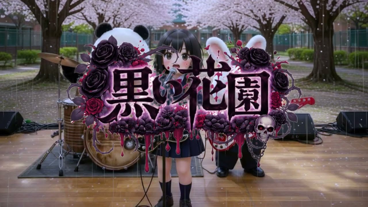 黒い花園 - Cold Curry Ghost｜Black flower garden【MV】