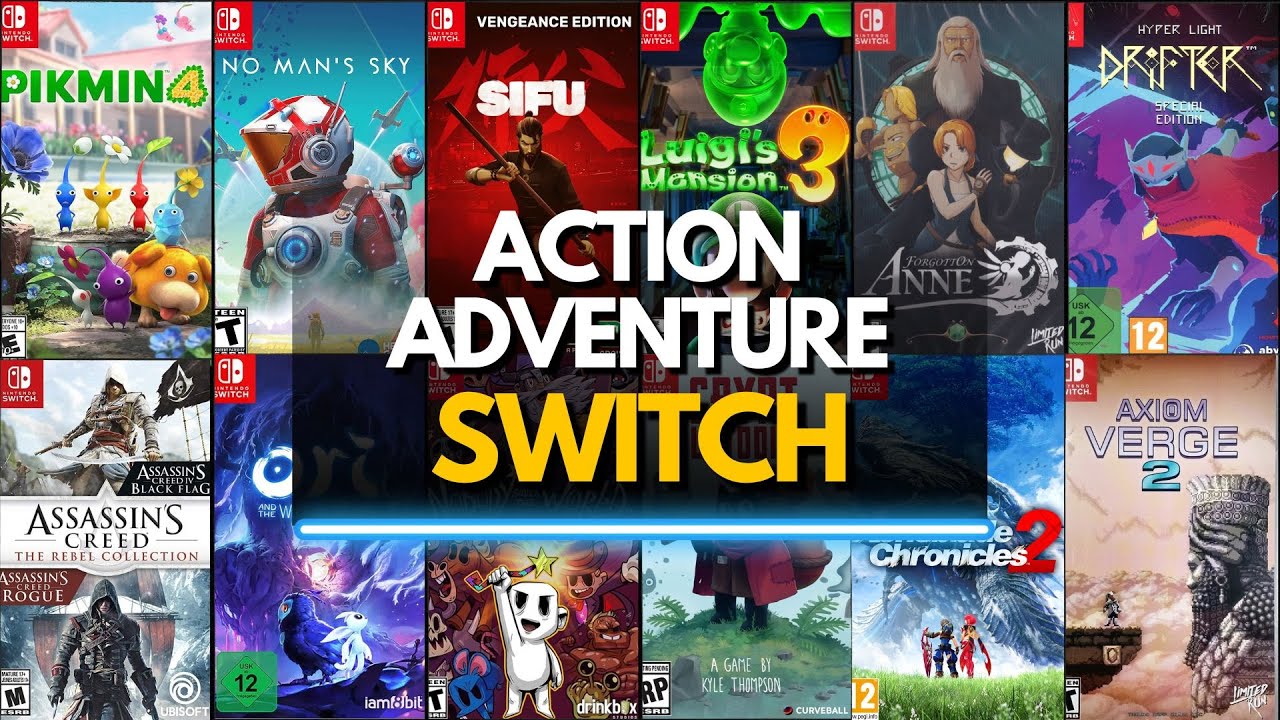 TOP 35 Best Action Adventure Games on Nintendo Switch (2025)