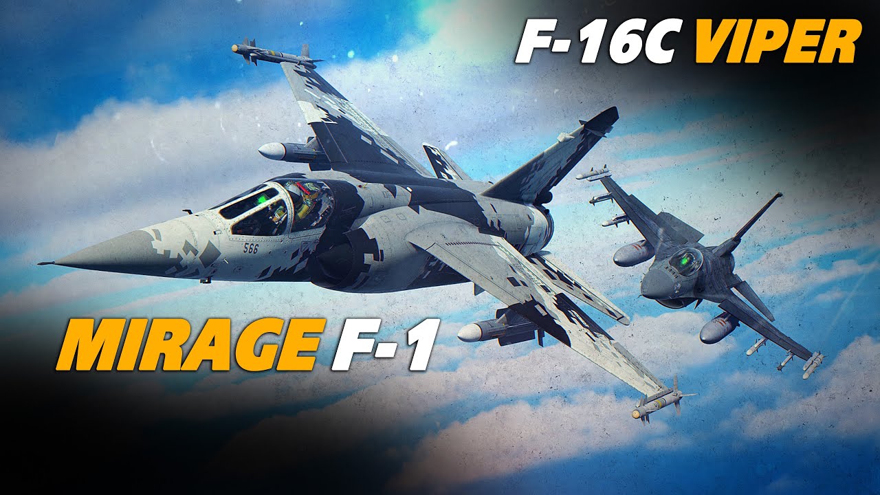 Mirage F-1 Vs F-16 Viper Dogfight | Digital Combat Simulator | DCS |