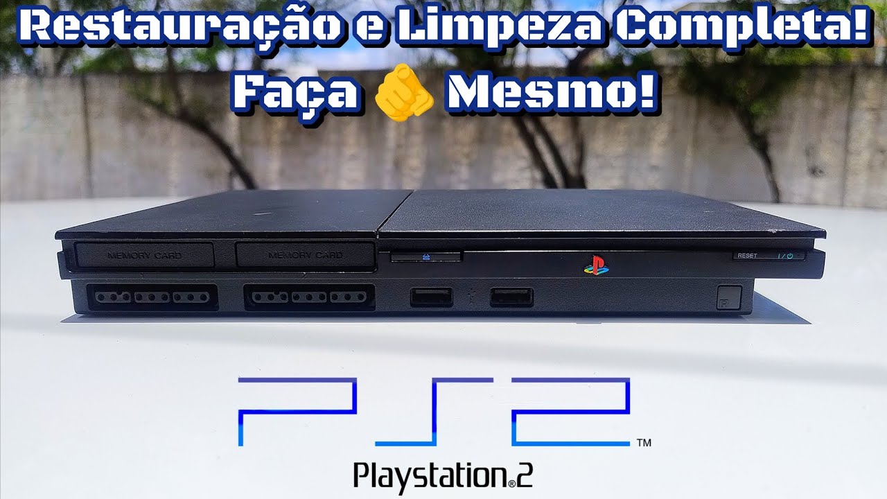 Fiz uma Limpeza Completa no PlayStation 2 Slim | do Meu Irmão Cassula!!! Veja Como Ficou!!! (2025)