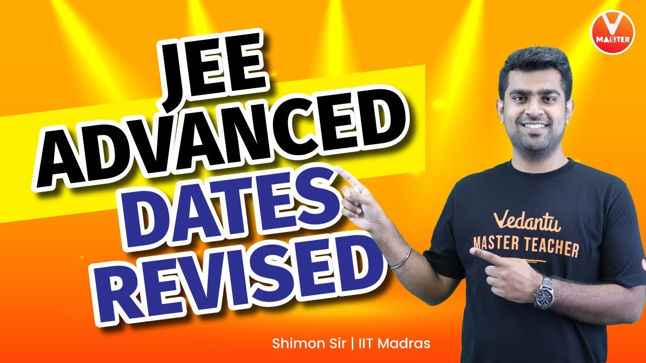 JEE Advanced 2022 New Dates Announced | JEE Latest Updates | JEE Tamil | Shimon Sir