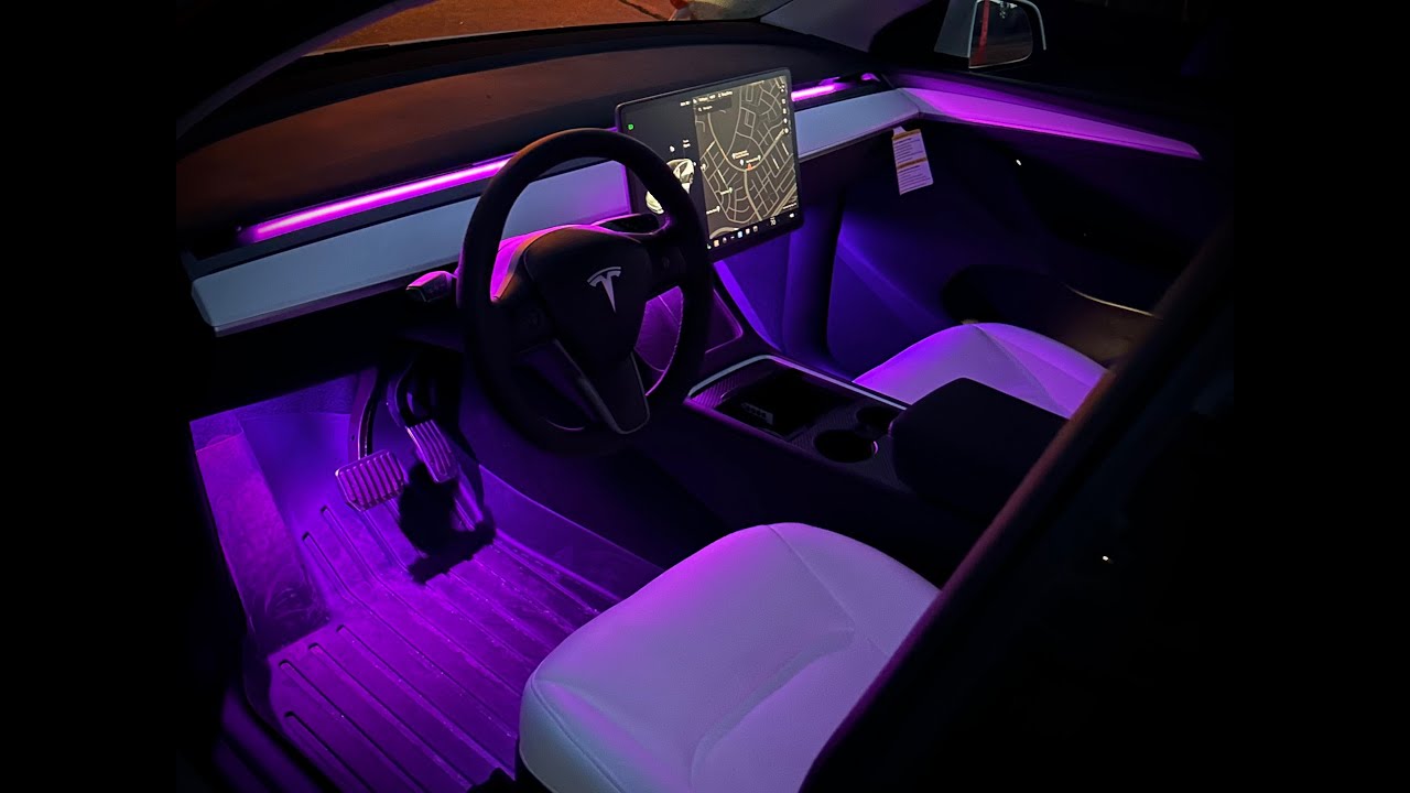 Tesla model 3/Y NEW Ambient light easy install like factory