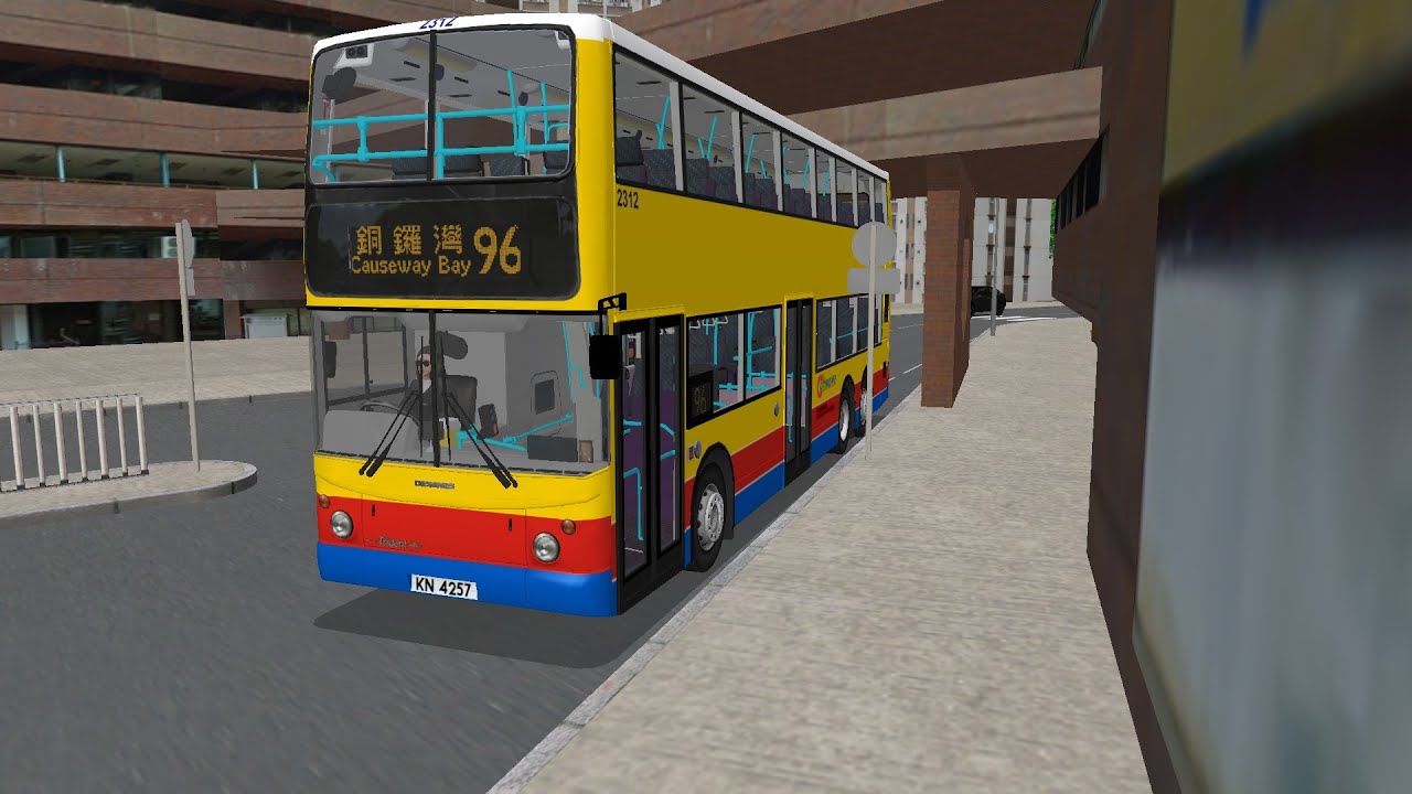 OMSI 2 | Citybus 2312 | Dennis Trident Alexander ALX500 | HK Island V2.51 | Route 96 | Let's Play HD