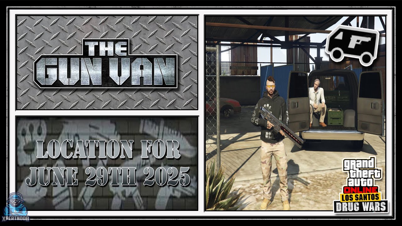 GTA Gun Van Location For June 29th 2025 | GTA 5 Online | Drug Wars DLC