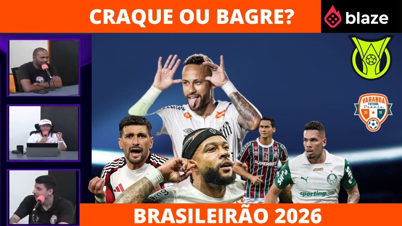 QUEM É CRAQUE E QUEM É BAGRE  TIER LIST DAS CAMISAS 10 DO BRASILEIRÃO 2026