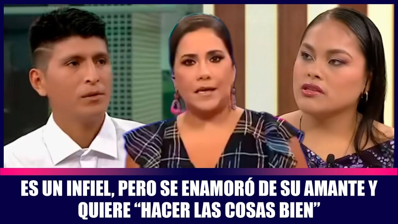 Es un infiel, pero se enamoró de su amante y quiere “hacer las cosas bien” | Andrea