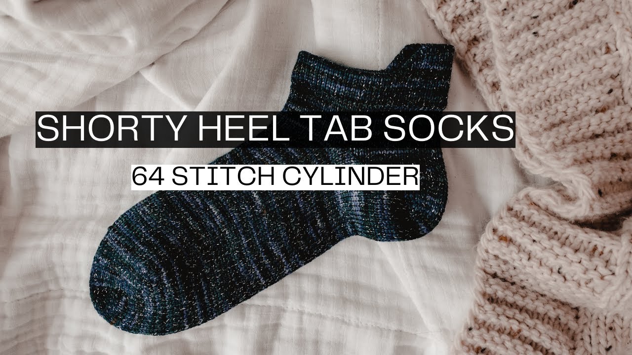 Create Amazing Socks in Minutes: Shorty Heel Tab Sock on a 64 Stitch Circular Sock Machine!