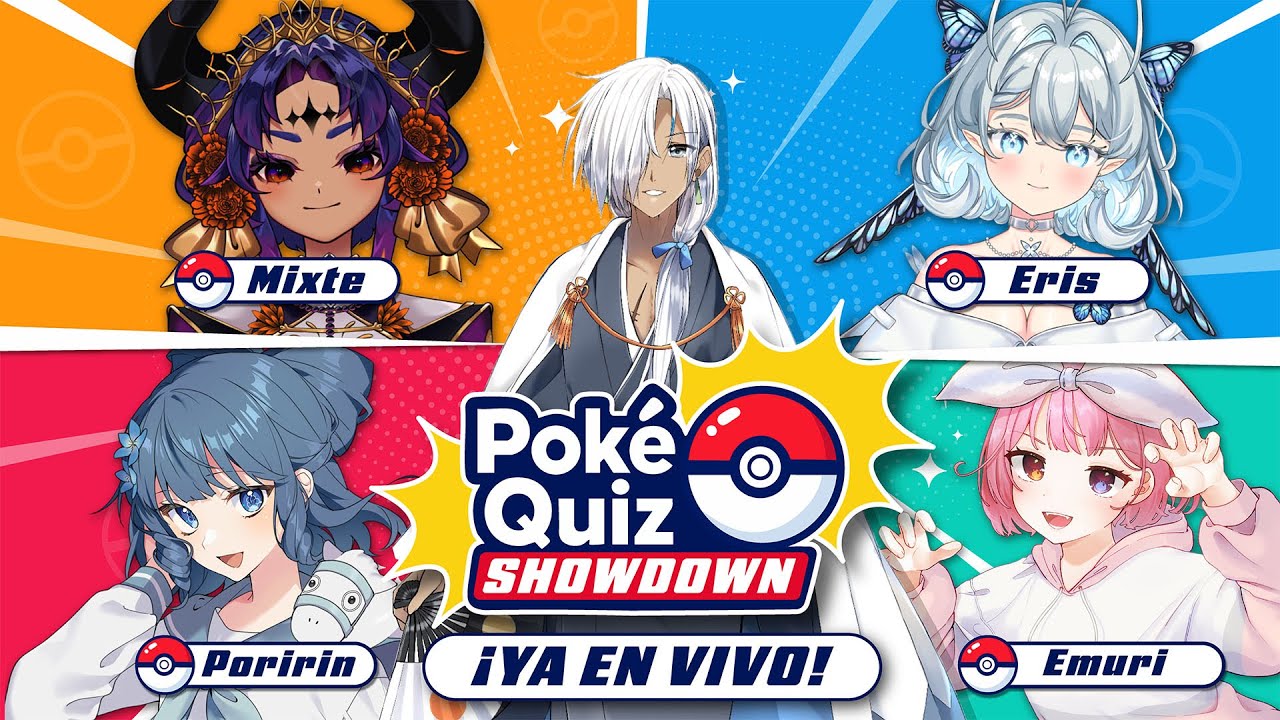【国際コラボ/Evento Internacional】Pokem&oacute;n Quiz Show! Vtuber Japonesa VS Vtuber Hispana!