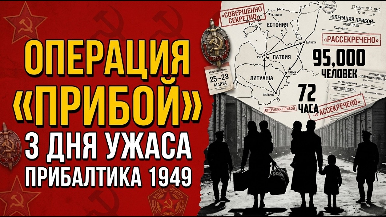 Прибалтика 1949: как МГБ зачистило три республики за 72 часа — 95,000 депортированных