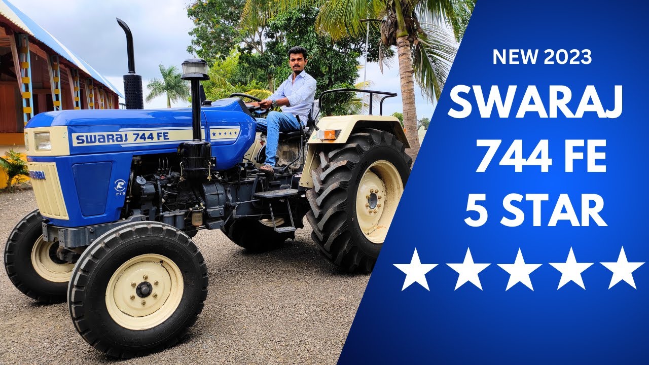स्वराज का नया ट्रॅक्टर हे जबदस्त 😲😲 / Swaraj 744 fe 5 star 48 hp tractor review 🧐🧐