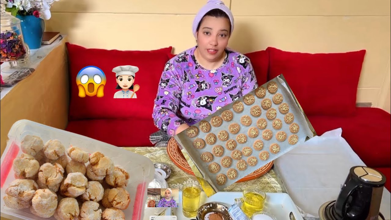 لبنات شاركت معاكم ليوم حلوى للعيد  بسيطة جدا ومتواضعة بلا زواق بلا نفاق👩🏻‍🍳🥰🤭