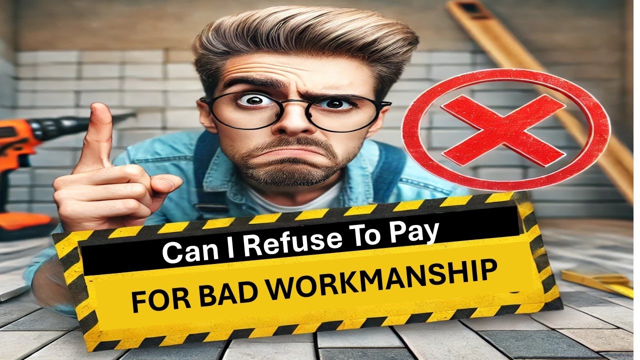 Can You Refuse to Pay for Bad Workmanship?  Know your Consumer Rights in the UK.