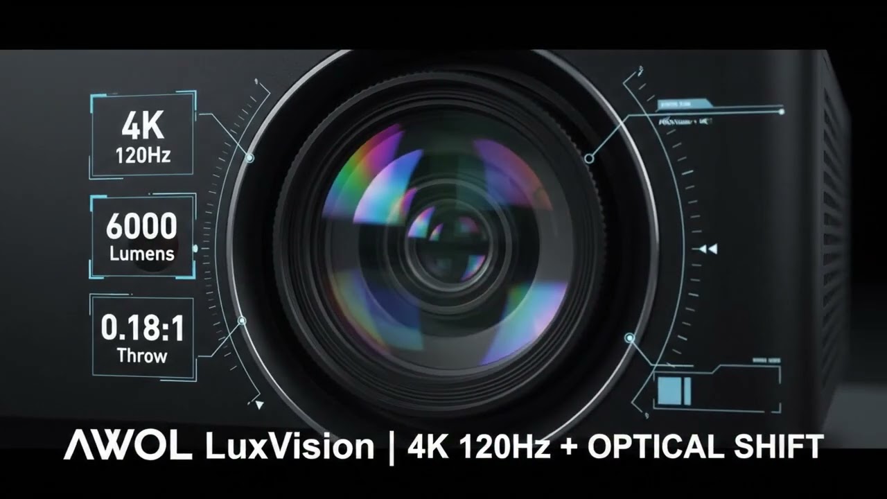 First 4K 120Hz UST projector with optical lens shift- #Shorts