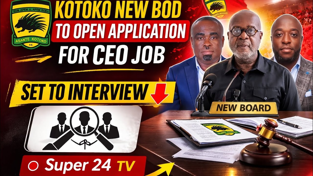 JUST IN: KOTOKO TO OPEN APPLICATION FOR CEO JOB - CHECK OUT HOW TO APPLY 