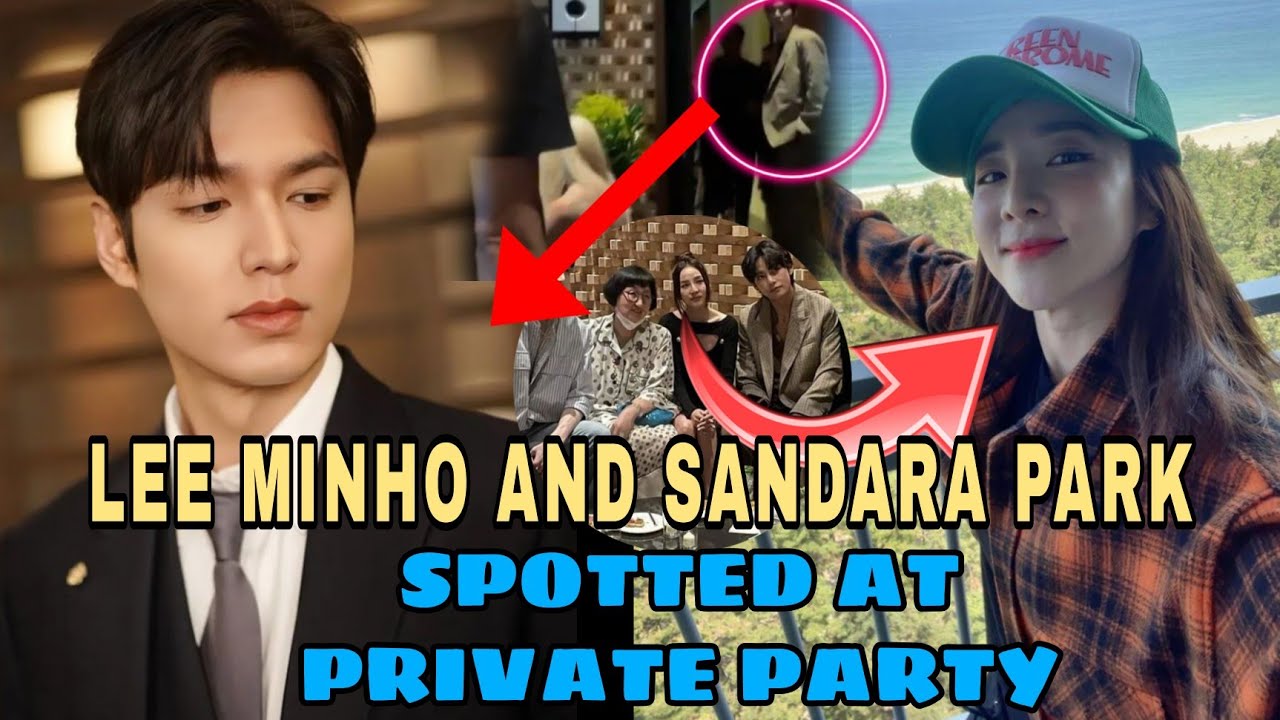 LEE MINHO AND DARA (2NE1) SPOTTED AT A PRIVATE EVENT INCLUDING V (BTS) & PARK SEO JOON #leeminho