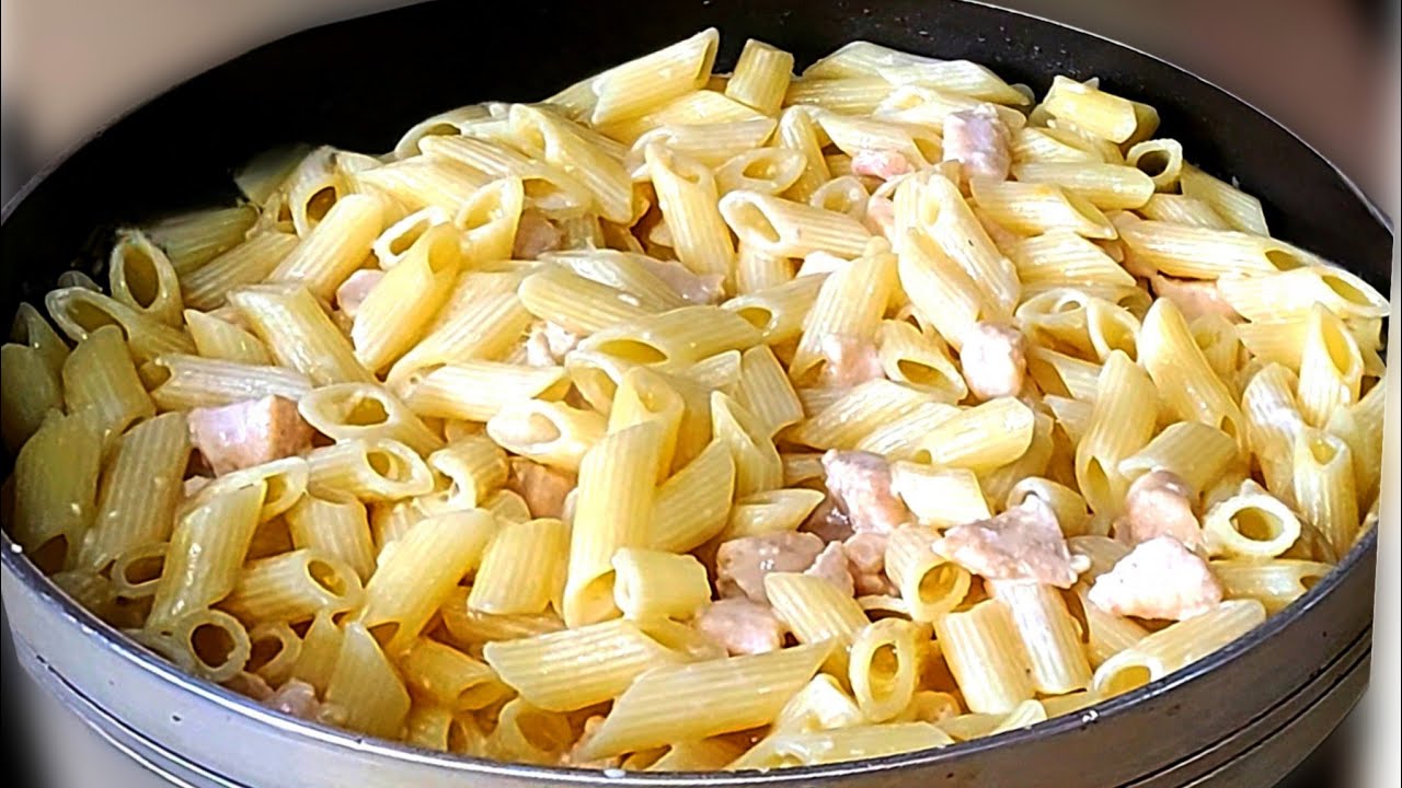پاستا به سۆسی سپی | I Made Homemade Sauce for My Pasta