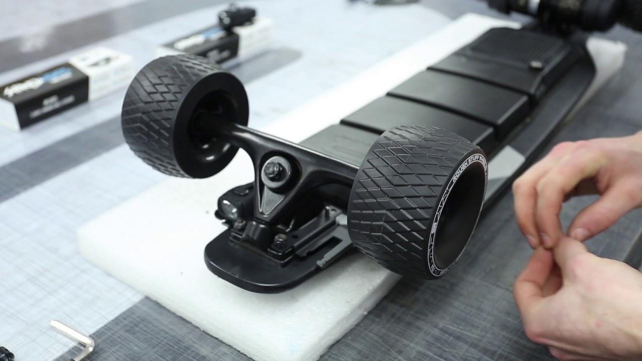 Shredlights SL-200 Front Install for Slick Revolution Electric Skateboards