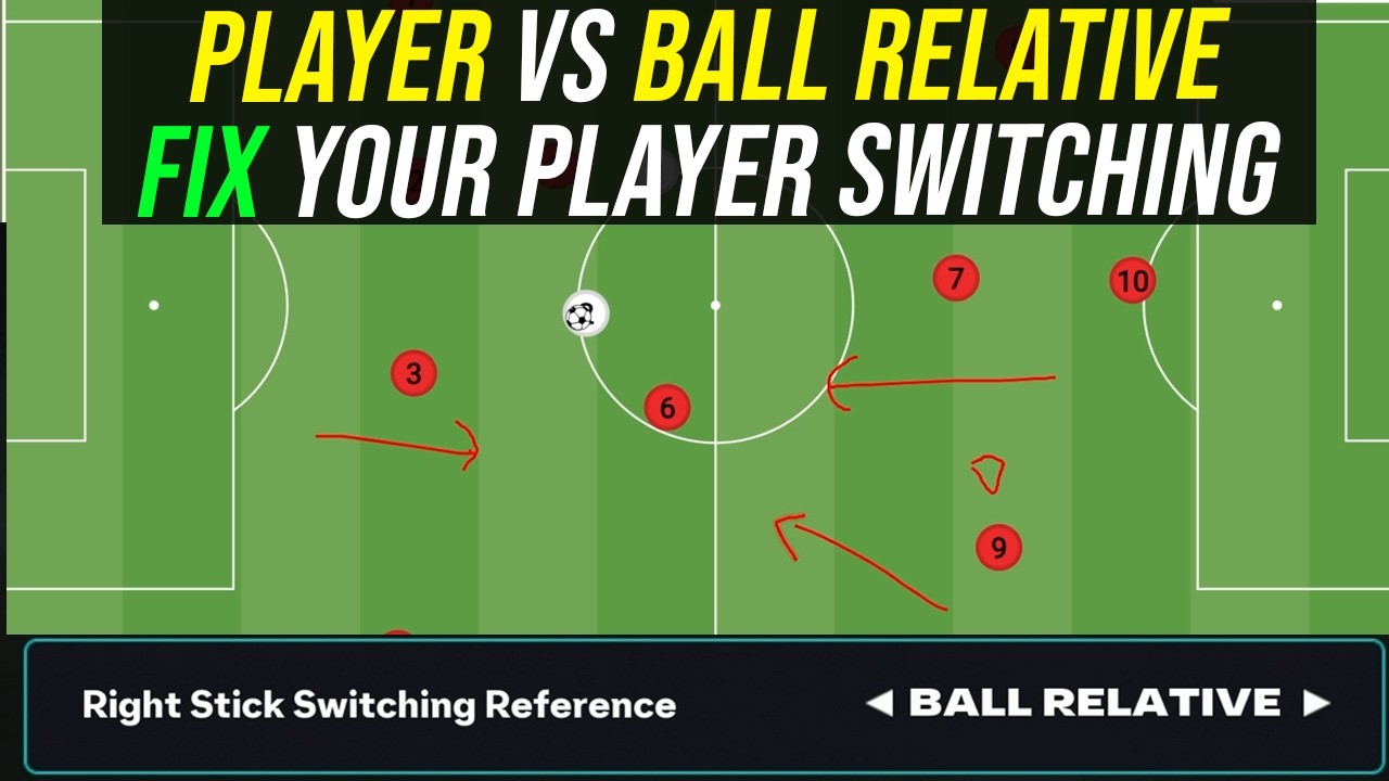 How to Improve your Player Switching GUARANTEED with Ball Relative Explained - Player vs Ball FC 26