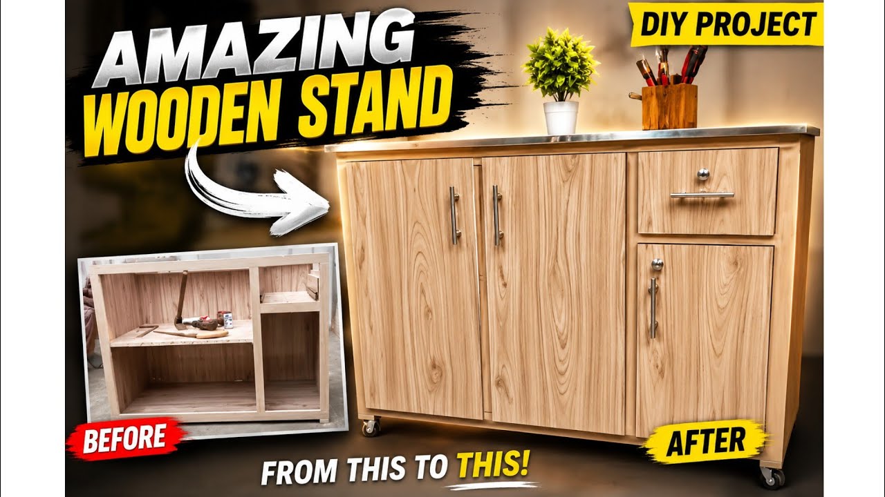 Iron Stand Banane Ka Mukammal Tarika || iron stand || almari design #vairal #trending 🔥🔥