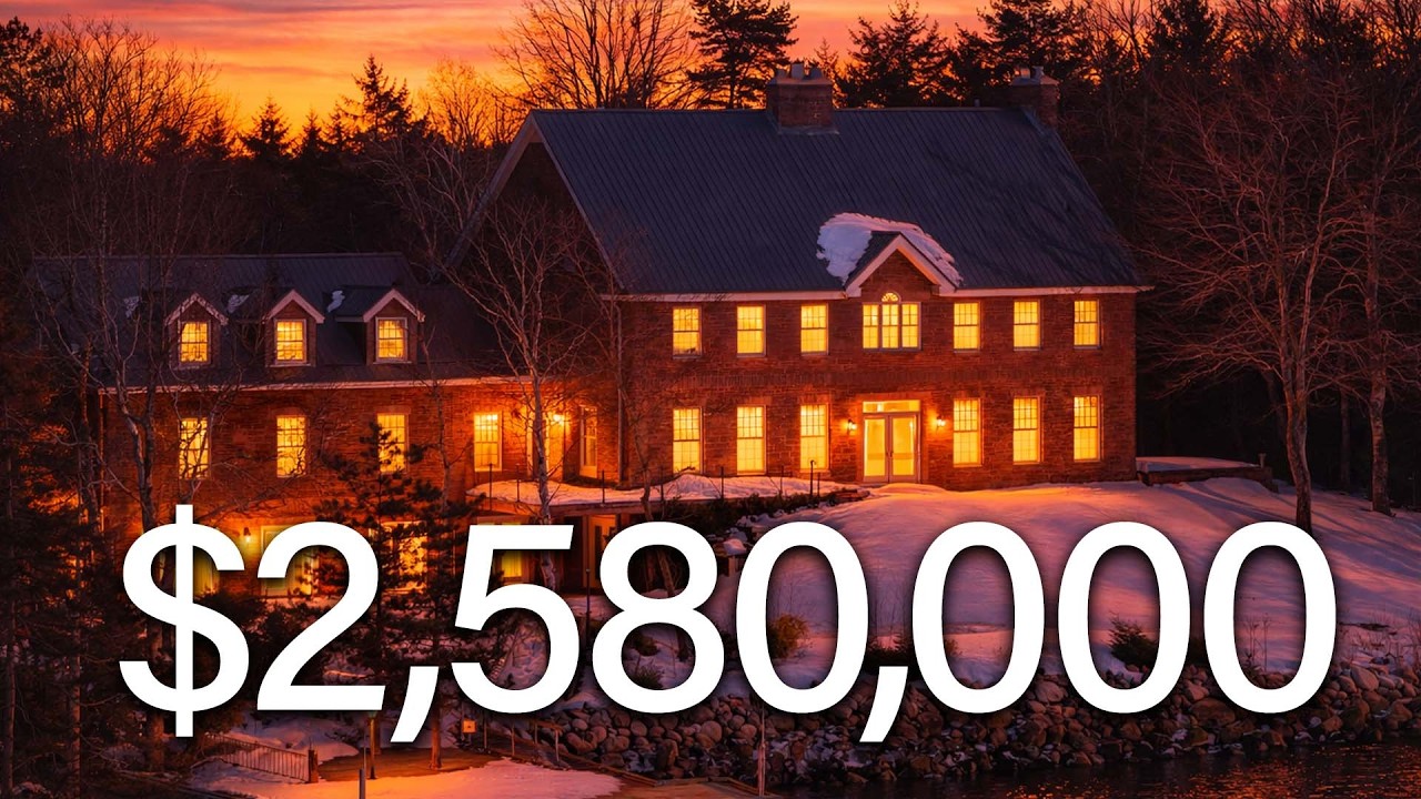 Inside a $2.58M Luxury Waterfront Home in Nova Scotia | &ldquo;The Home Alone House&rdquo;