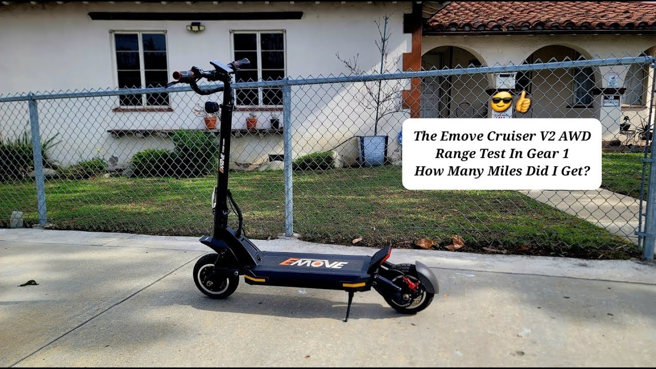 Тест Emove Cruiser V2 AWD Range на 1-й передаче