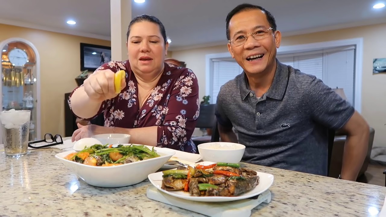 Vlog 78 ll Cá Bạc Má Nấu Ngót Và Kho Mặn-  Cuộc Sống Mỹ