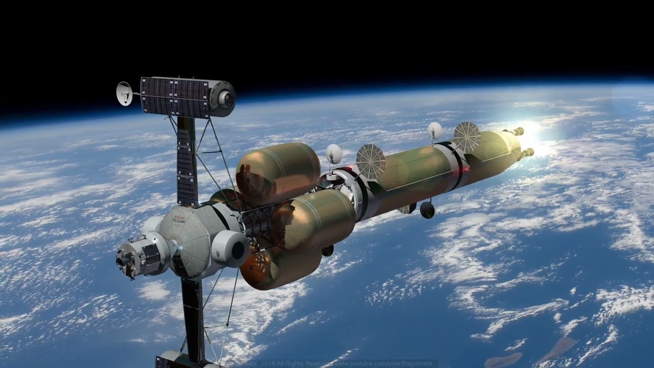 The A.C. Clarke - A Nuclear Thermal Rocket Mars Transfer Vehicle