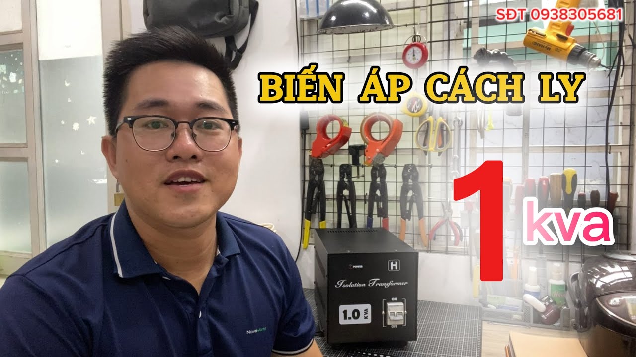 Biến áp cách ly trọn bộ - Fuji Electric 1kva input 220v/ output 100-110v