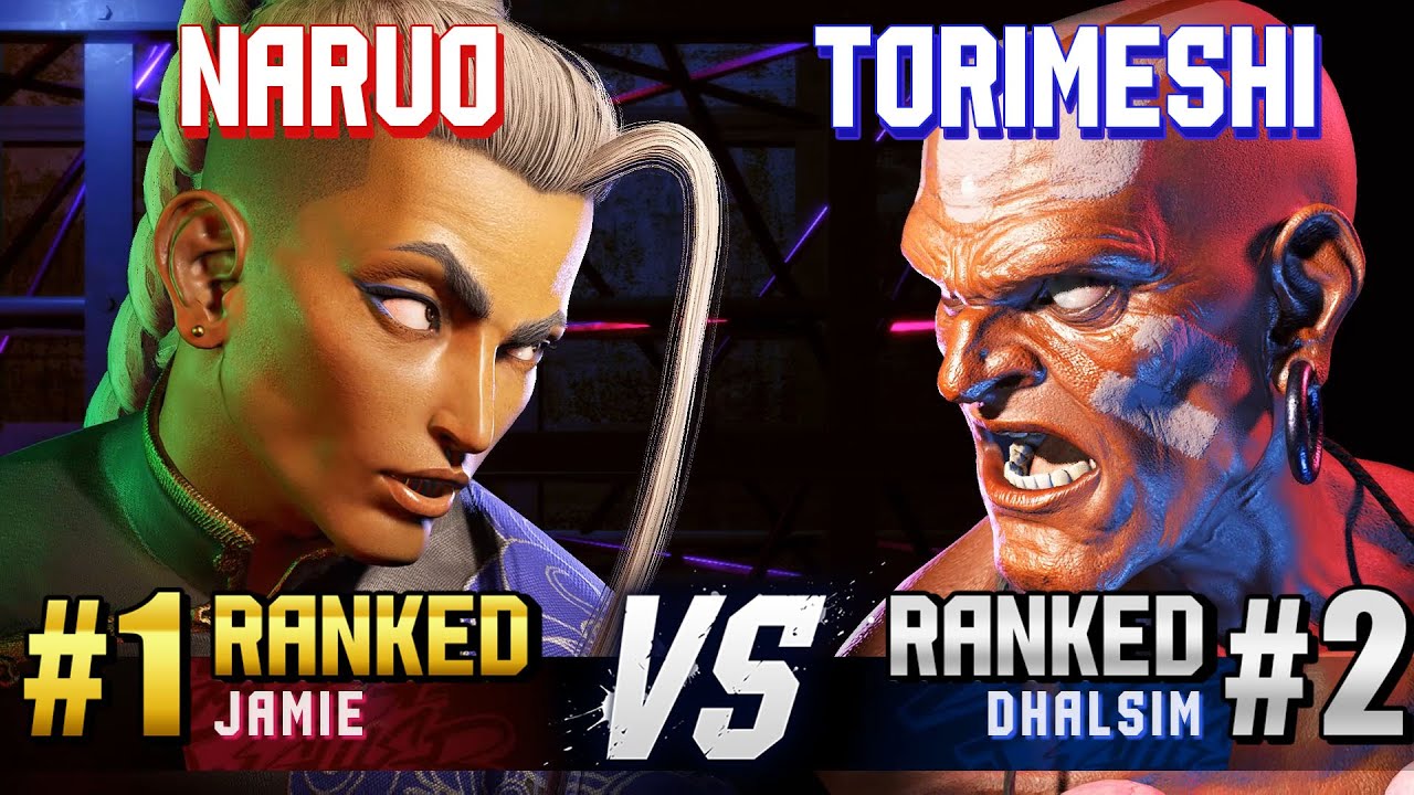 SF6 ▰ NARUO (#1 Ranked Jamie) vs TORIMESHI (#2 Ranked Dhalsim) ▰ High Level Gameplay