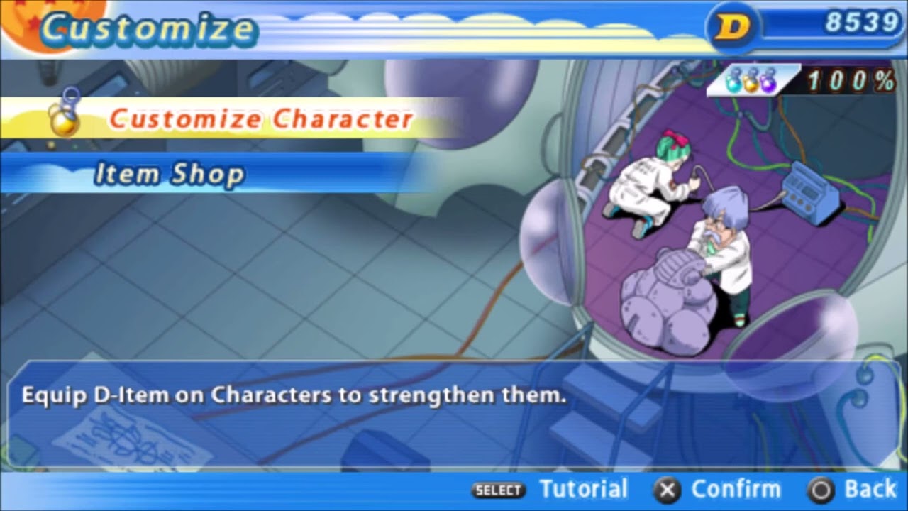 Dragon Ball Z: Tenkaichi Tag Team - Customize Theme (Extended)