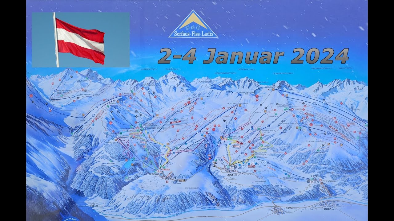 Serfaus-Fiss-Ladis, to ski / Austria Jan.2024