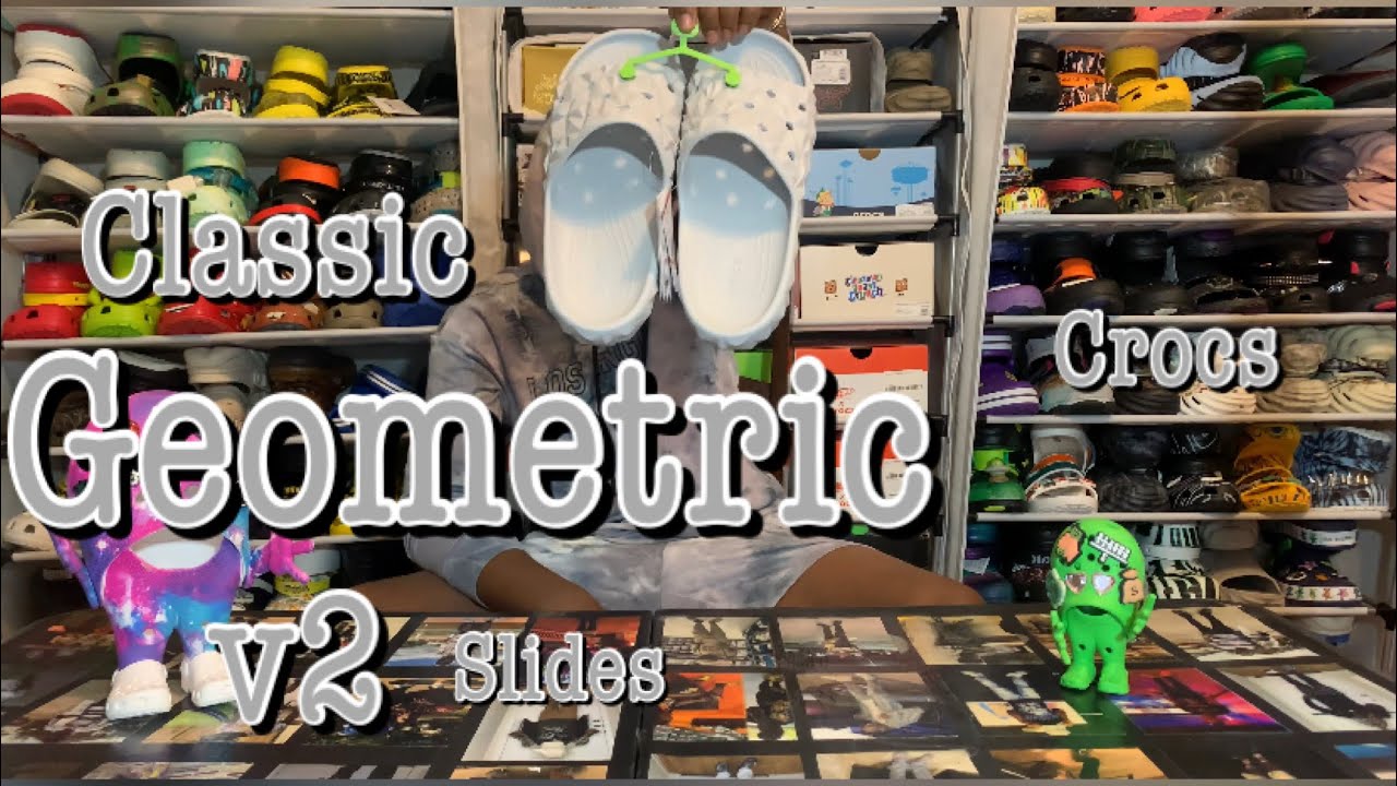 Classic Geometric v2 slides x Crocs Review + on foot