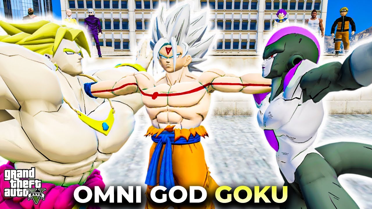 BLACK FRIEZA Killed BARDOCK Then GOKU Become OMNI GOD GOKU To Finish Him in GTA 5 #14