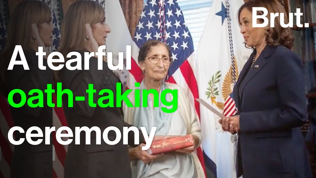 Two women, Bhagavad Gita and a swearing-in ceremony
