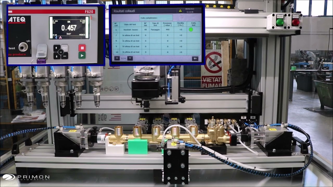 Built in faucets test bench