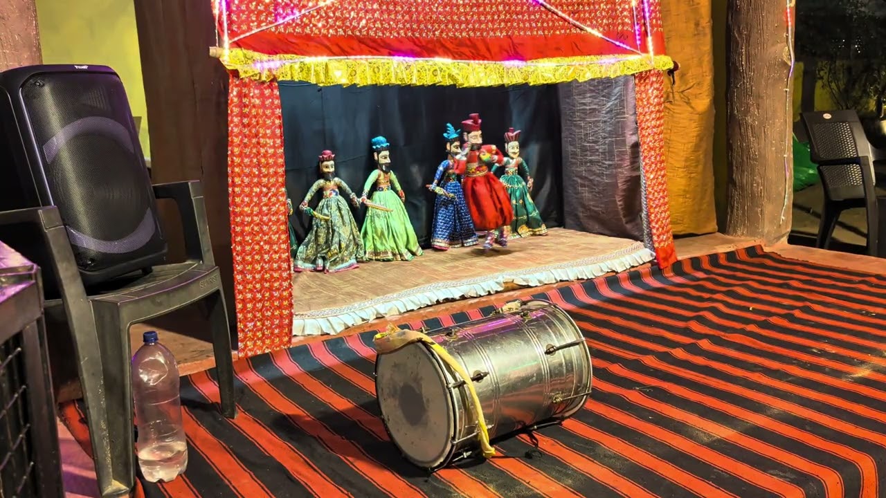 Strings stories and soul.Watching the magic of Indian puppetry! #Kathputli #IndianCulture #Tradition