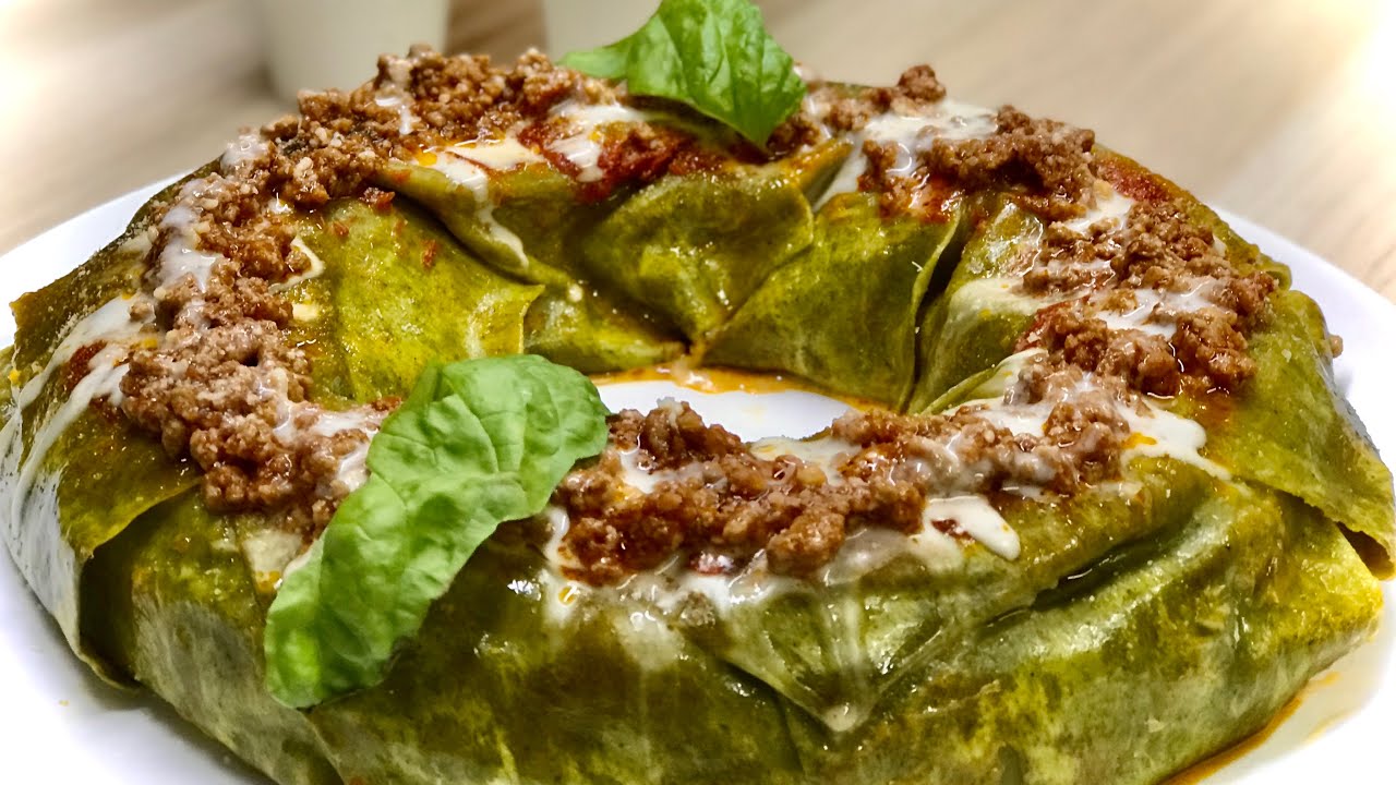 LASAGNA BOLOGNESE A CIAMBELLA verde con ragù BOLOGNAISE LASAGNA