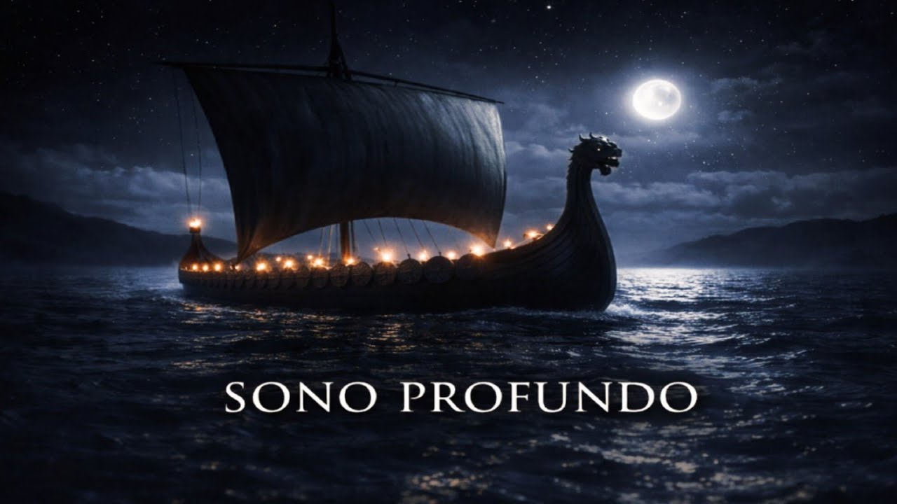 Uma Noite em Alto-Mar em um Navio Viking | História Para Dormir
