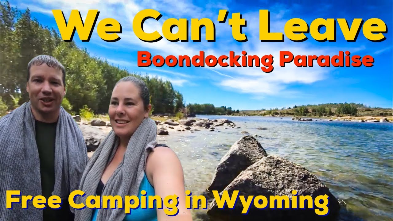 Free camping at a high elevation (8000ft) PARADISE near Pinedale WYOMING!