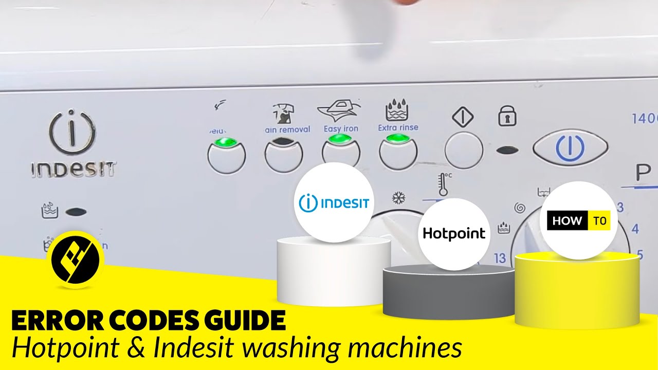 Определение кодов ошибок Hotpoint или Indesit
