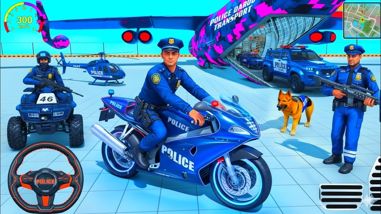 Real Police Car Chase Simulator 2026 – Ultimate US Cop Driving Game | Android & iOS Gameplay 3D