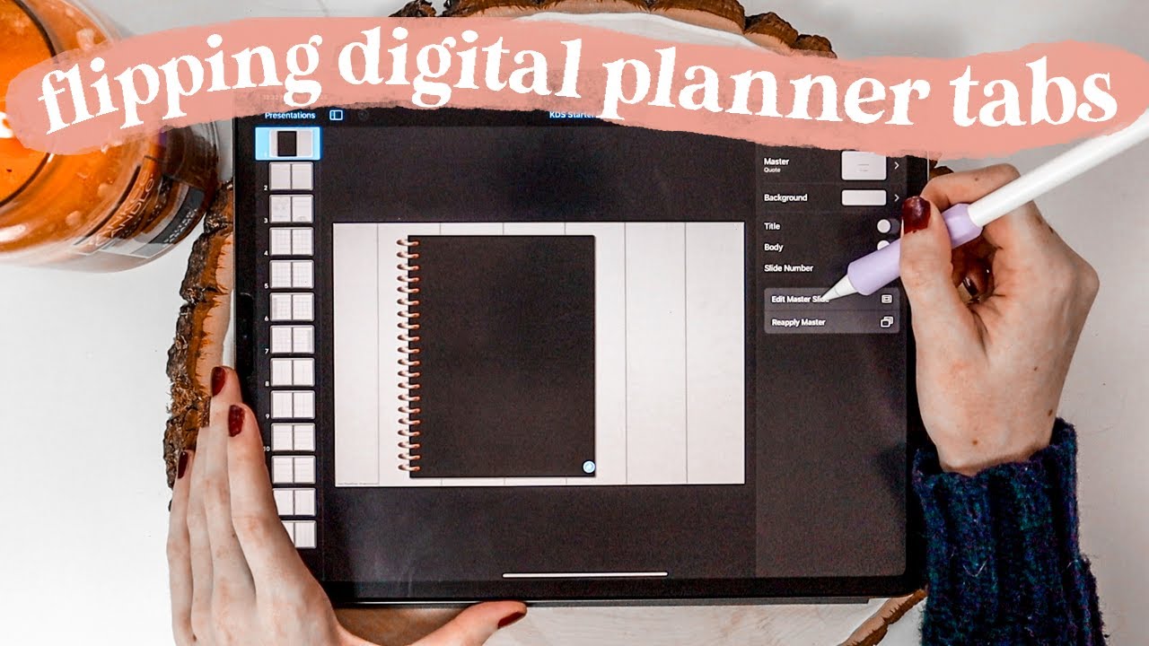 How to Make a Digital Planner: Flipping Tabs || Keynote Tutorial