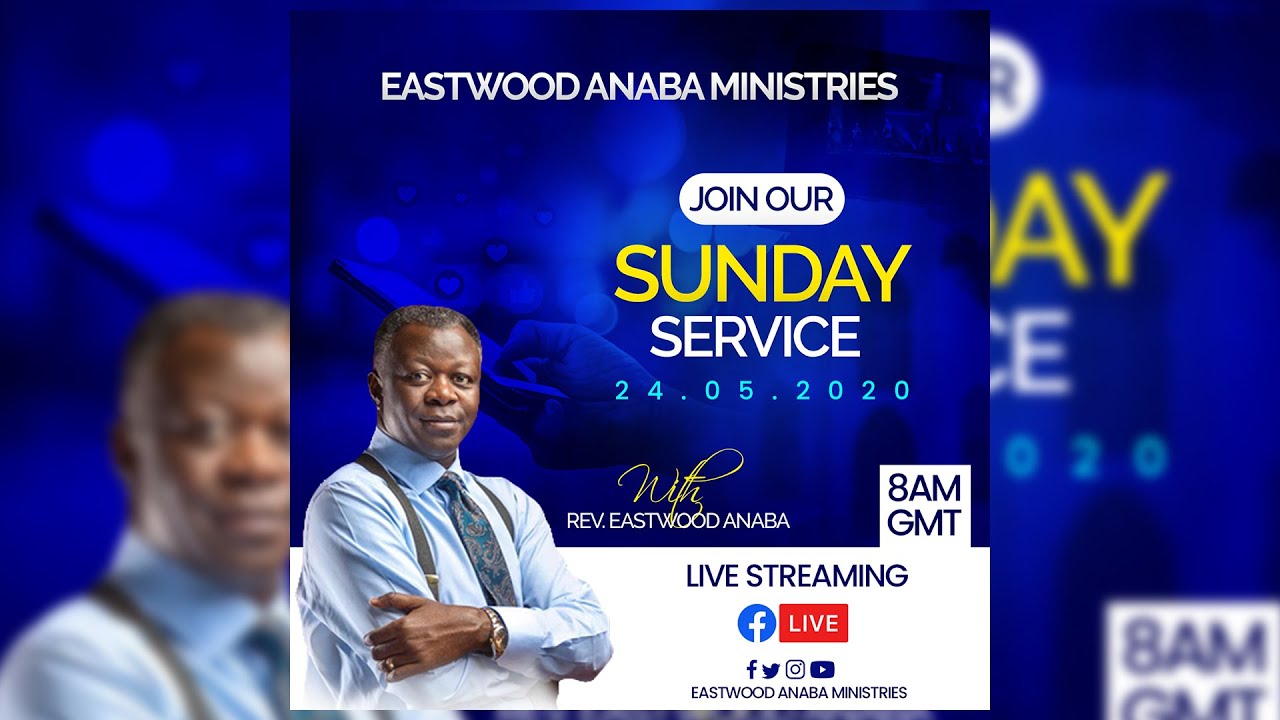 How To Design CHURCH FLYER: Online Church Service Flyer w/ Eastwood Anaba | Photoshop Tutorial