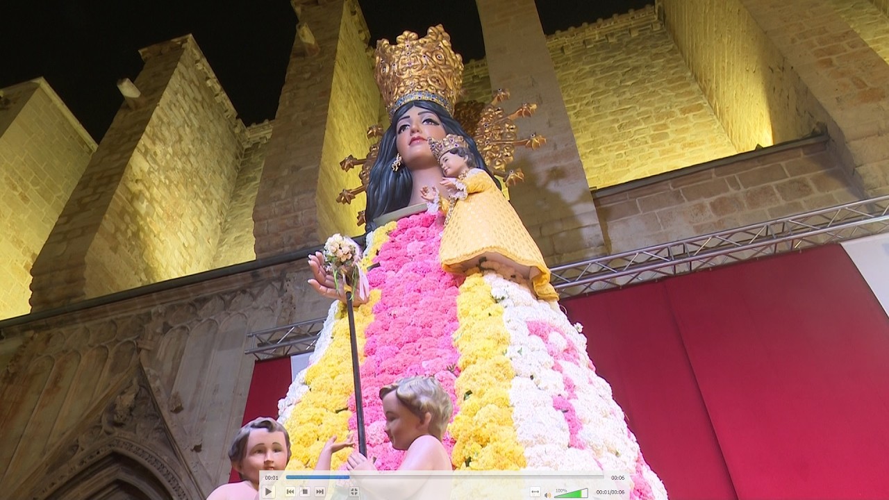 OFRENA de FLORS de les FALLES de GANDIA a la VERGE dels DESEMPARATS - 2026-03-18