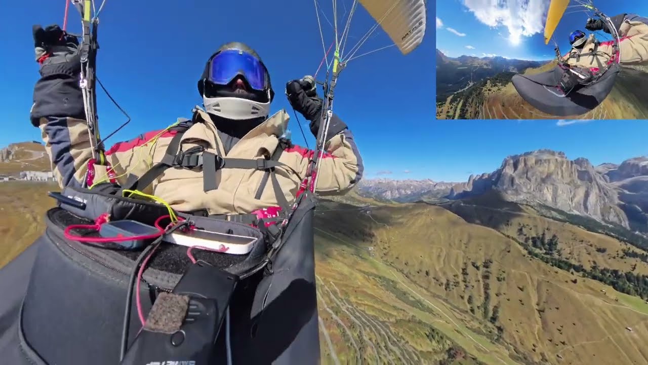 29.09.2024 Paragliding Panorama XC Dolomiten (IT) Col Rodella - Marmolada - Rosengarten und zurück