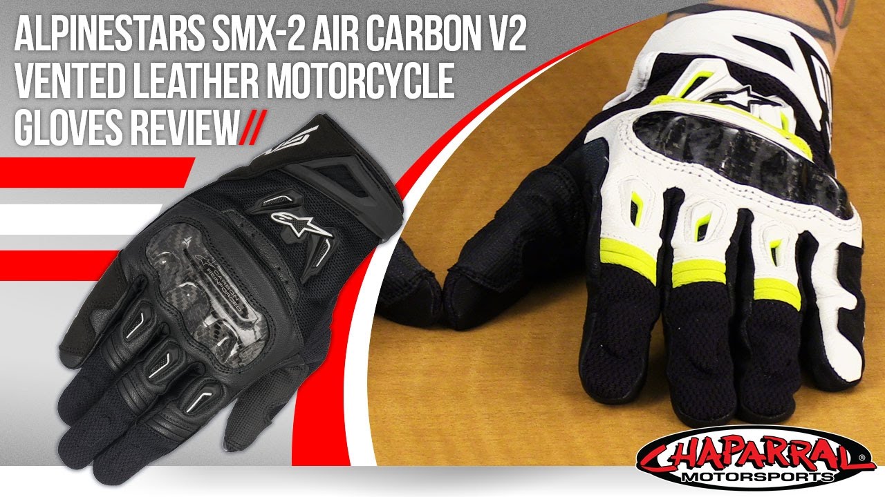 Alpinestars SMX-2 Air Carbon v2 Vented Leather Motorcycle Gloves Review