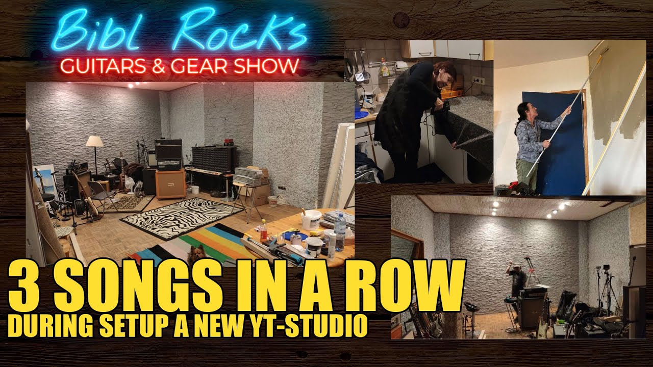3 Songs in a row - while building our new studio - feat. Conrad Schrenk