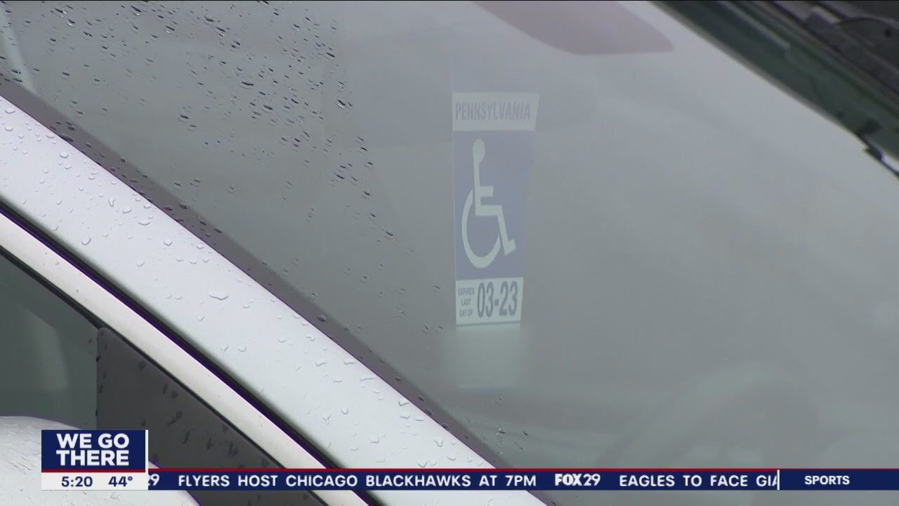 Disturbing trend as Philadelphia thieves steal handicap placards from vehicles and sell them